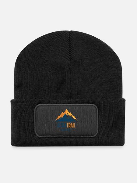 Ultra Trail Running - Beanie recyclé à patch - noir