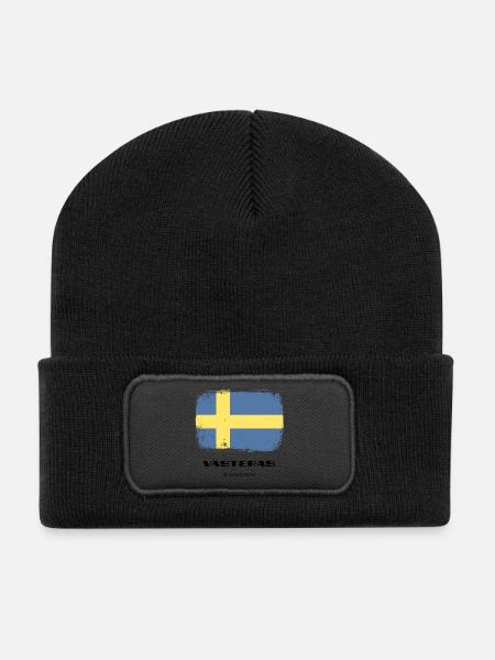 Västeras /// Sweden /// Sverige /// Schweden - Recycled Patch Beanie - black