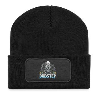 dubstep cyborg - Beanie recyclé à patch - noir - Devant