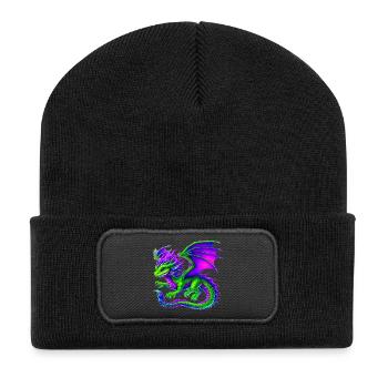 Dragon - Recycled Patch Beanie - black - Front