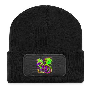 Dragon - Recycled Patch Beanie - black - Front