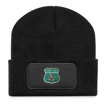 Bergbau – Glaube & Arbeit - Recycelte Patch Beanie - Schwarz - Vorne
