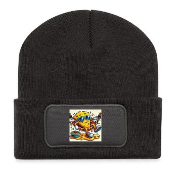 Nacho Every Day – Chill Snack Vibes - Recycled Patch Beanie - dark grey - Front