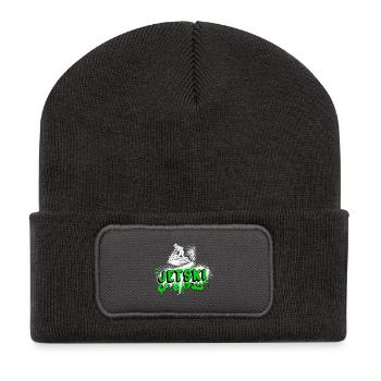 Jet Ski Graffiti – Splash and Ride - Beanie recyclé à patch - charbon - Devant