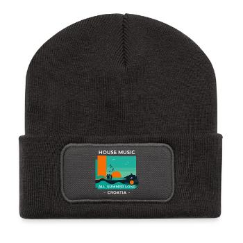Croatia House Music - Recycled Patch Beanie - dark grey - Front