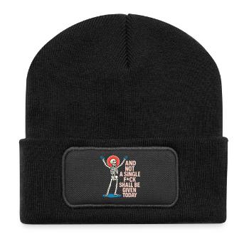 Vivid Skeleton Celebration Design - Recycled Patch Beanie - black - Front
