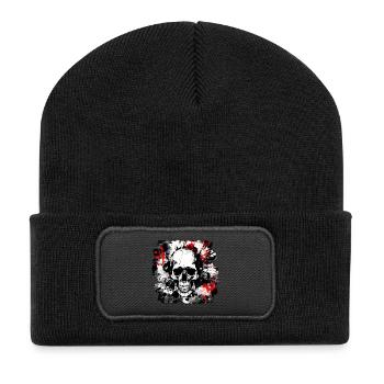Totenkopf Trash Polka Heavy Metal - Beanie recyclé à patch - noir - Devant