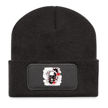 Trash Polka Tattoo Heavy Metal Style - Beanie recyclé à patch - charbon - Devant