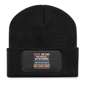 Gen A Slang Teachers Happy Last Day of School 2025 - Recycled Patch Beanie - black - Front