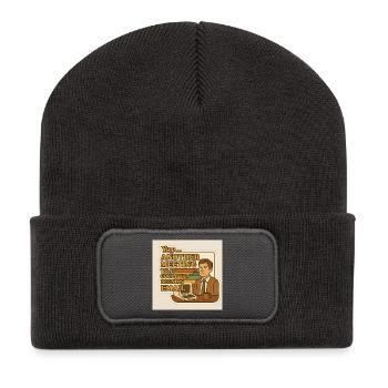 Une réunion qui aurait pu être un e-mail - Beanie recyclé à patch - charbon - Devant