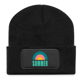 MISTRESS. HEART. MASTER. THANK YOU. THANK YOU MISTRESS. - Recycled Patch Beanie - black - Front