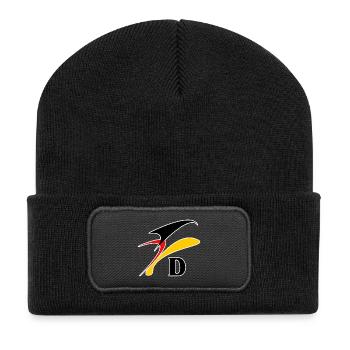 DL9 - Recycled Patch Beanie - black - Front