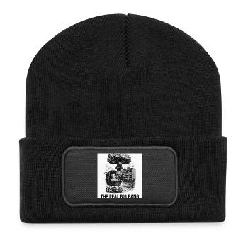 Marques - Beanie recyclé à patch - noir - Devant