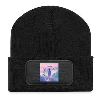 Mentally Somewhere Else – Aesthetic Dreamscape - Recycled Patch Beanie - black - Front