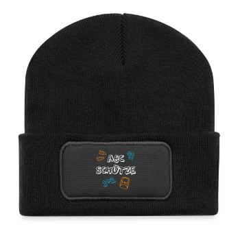 ABC Shooter School Beginners Satchel Pupils 1st Grade - Recycled Patch Beanie - black - Front