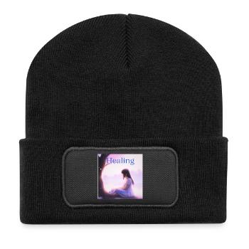 Healing in Progress – Quiet Strength Editi - Recycled Patch Beanie - black - Front