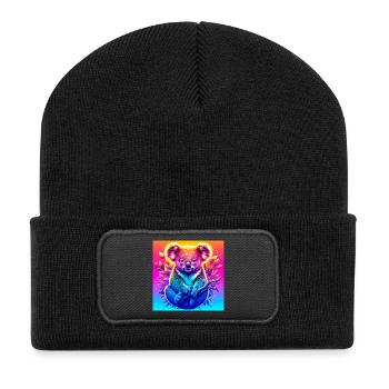 Koala - Recycled Patch Beanie - black - Front