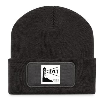 Sylt - Recycelte Patch Beanie - Dunkelgrau - Vorne