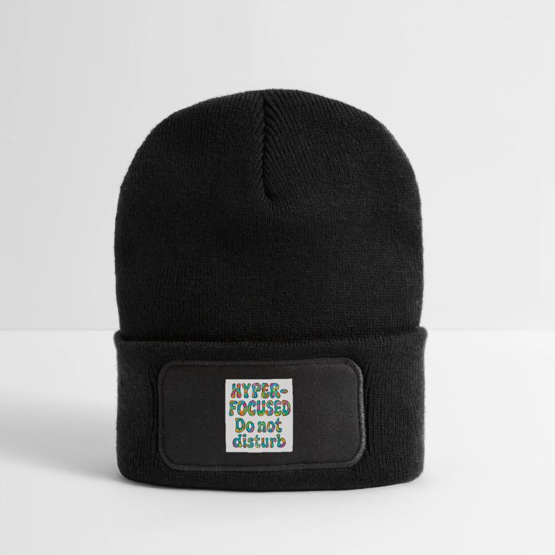Conception hyper concentrée et sans déranger Beanie recyclé à patch