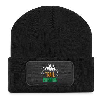 Trail Running  - Recycled Patch Beanie - black - Front