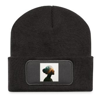 Forest Soul - Recycled Patch Beanie - dark grey - Front