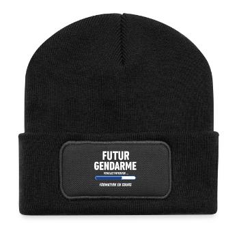 Future gendarme - Recycled Patch Beanie - black - Front