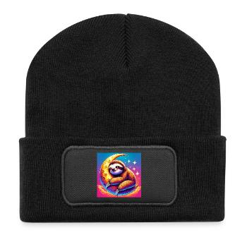 sloth - Recycled Patch Beanie - black - Front