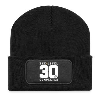 30e anniversaire de mariage - Beanie recyclé à patch - noir - Devant