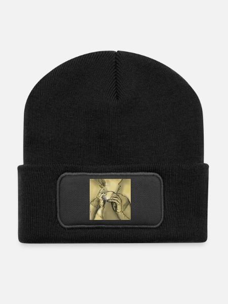 100e6d2e-bf9a-46fb-bc7b-516ae2e0bc30 - Recycled Patch Beanie - black