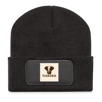 Tuskers - Recycled Patch Beanie - dark grey - Front