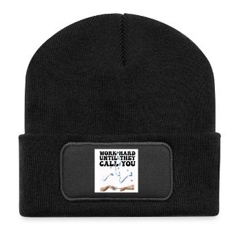 Motivation Work Money - Recycled Patch Beanie - black - Front