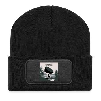 Empowered Équilibre Nature Succès Motivant - Beanie recyclé à patch - noir - Devant