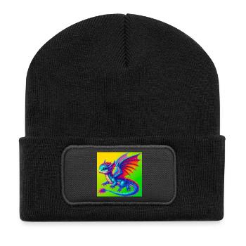 dragon - Recycled Patch Beanie - black - Front