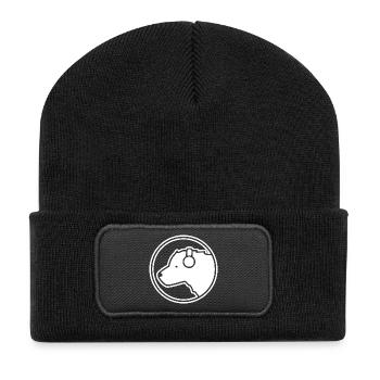 Eisbär DJ – Musique, polaire et facteur de fraîcheur - Beanie recyclé à patch - noir - Devant