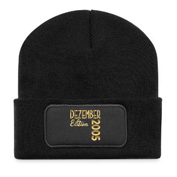 21e anniversaire Anniversaire 2005 Décembre 2005 - Beanie recyclé à patch - noir - Devant