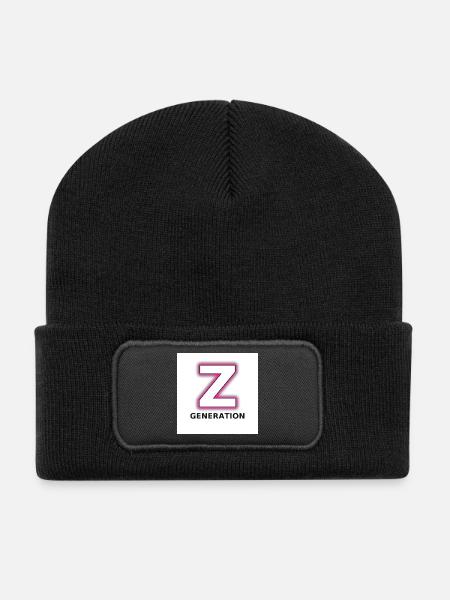 Z Generation Neon Z - Recycled Patch Beanie - black