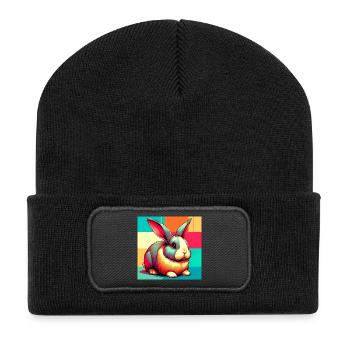 rabbit - Recycled Patch Beanie - black - Front
