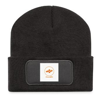 TeamBTC Blockchain Cubes - Recycled Patch Beanie - dark grey - Front