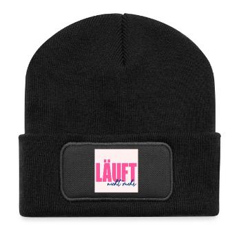DOESN'T RUN ANYMORE - Recycled Patch Beanie - black - Front