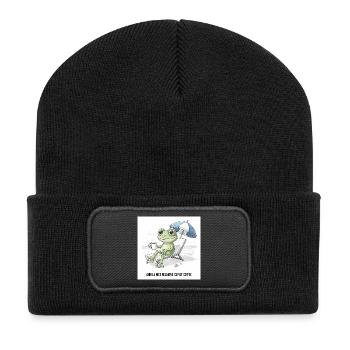 Frog Beach Coffee Chill - Recycled Patch Beanie - black - Front