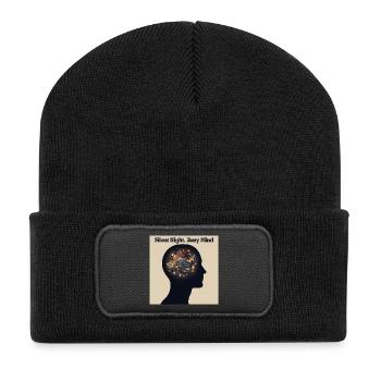 Silent Night, Hectic Spirit - Recycled Patch Beanie - black - Front