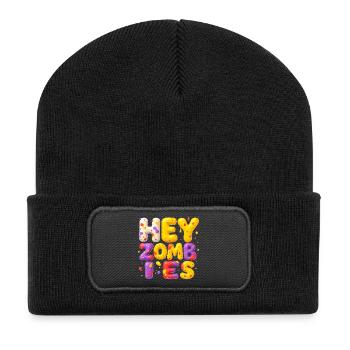 Halloween & Zombie Design Cool Fun - Recycled Patch Beanie - black - Front