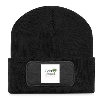 Spirit Shapes Matter Tree - Recycled Patch Beanie - black - Front