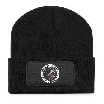 Nurses Can't Fix Stupid But We Can Sedate It Funny - Recycled Patch Beanie - black - Front