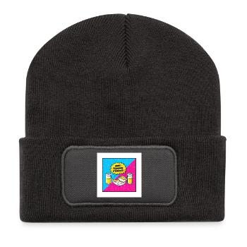 Hammock Power Saving Mode - Recycled Patch Beanie - dark grey - Front