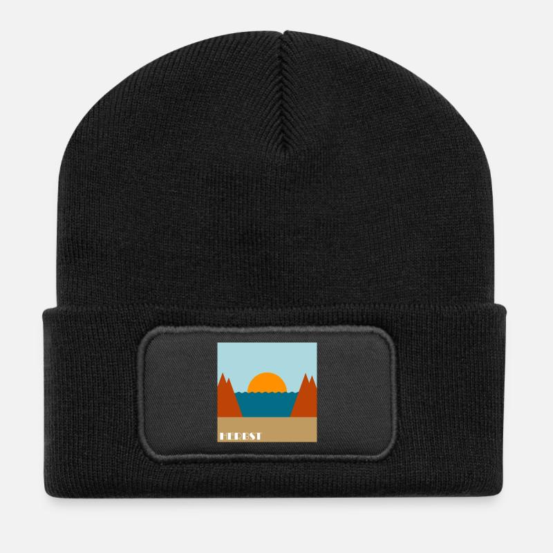 Autumn - Recycled Patch Beanie - black