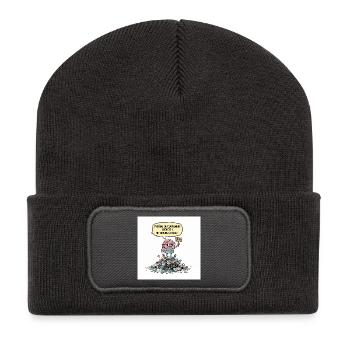 Creative Chaos Brain - Recycled Patch Beanie - dark grey - Front