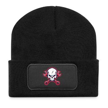 Skull & Wrenches – For real mechanics - Recycled Patch Beanie - black - Front