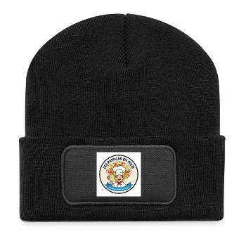 Les Papilles en Folie Colorful Chef - Recycelte Patch Beanie - Schwarz - Vorne
