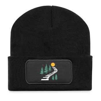 Le chemin musical - Beanie recyclé à patch - noir - Devant